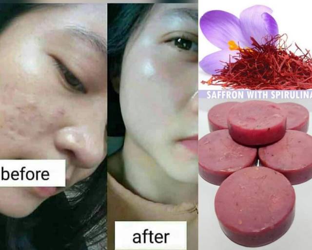 Saffron Soap Whitening Face Soap Viral Skincara Natural Saffron Aleya Soap Bar Singapore