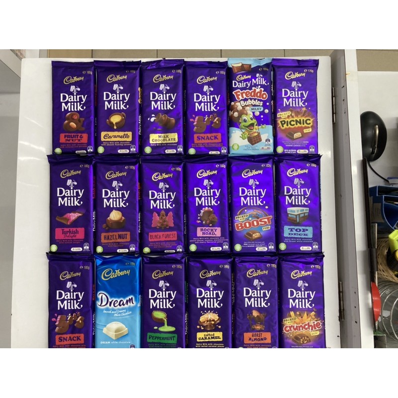 Cadbury Dairy Milk Chocolate Bar 180gm Made In Australia 🇦🇺 Shopee