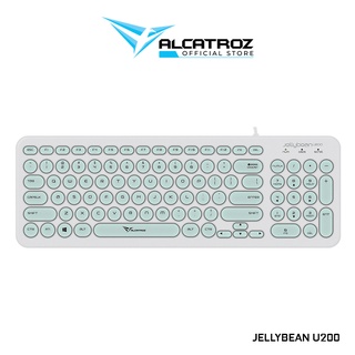 Alcatroz JellyBean U200 Slim USB Wired Keyboard