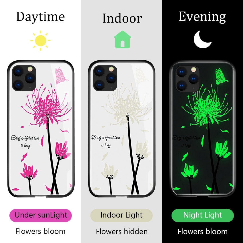 【UV Sunlight discoloration Casing】 For Case iPhone X XS XR 11 Pro Max