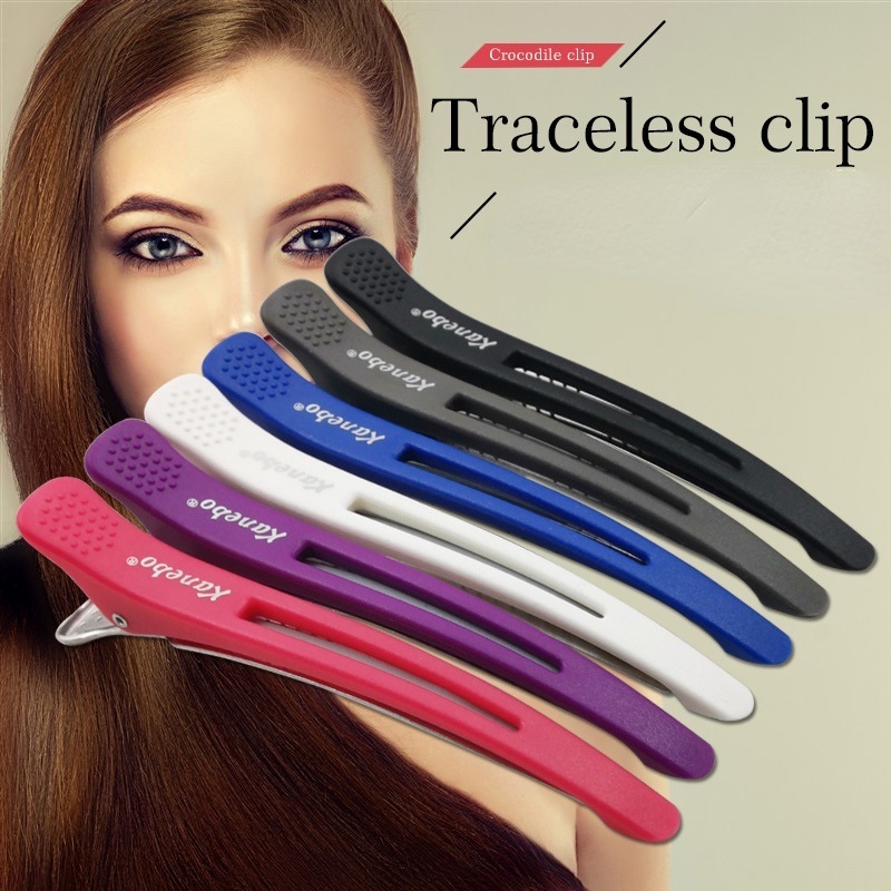 Professional 12 Piece/pack Antistatic Carbon Hair Clips For Haircut Duck  Mouth Shape Barber Hair Salon Styling Hairdressing Clip Hair Clips  AliExpress | 12 Pcs/1 Set Hair Clip Crystal Clip Seamless Clip Hair