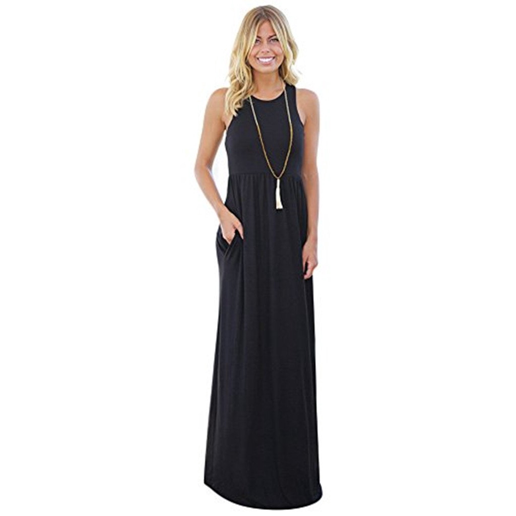 women's a line maxi dress