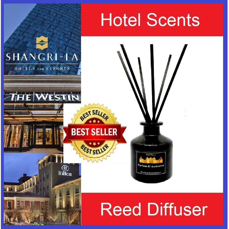 Reed Diffuser Belle Maison Hotel Scent Botanical Aromatherapy Essential Oil Home Perfume Fragrance Floral Shopee Singapore