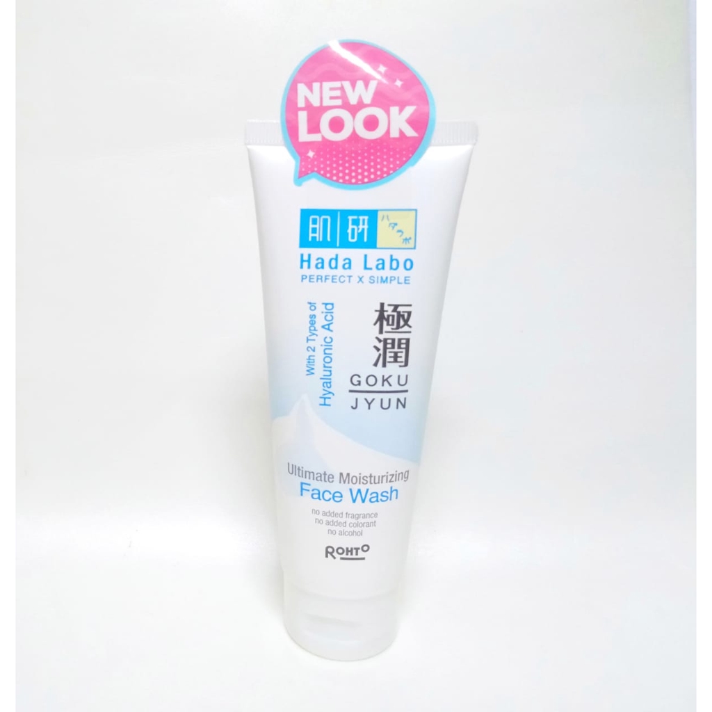 hada labo ultimate moisturizing face wash