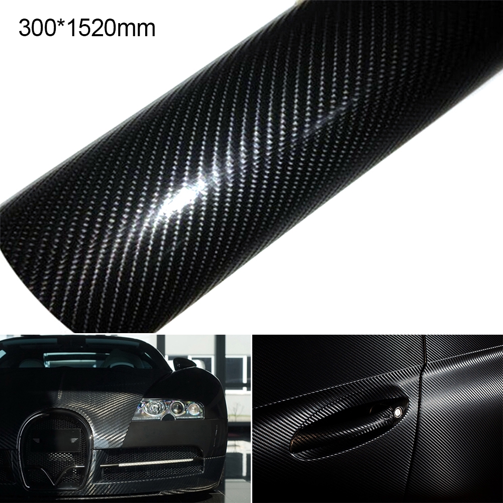 4d Waterproof Carbon Fiber Vinyl Car Wrap Sheet Roll Film Sticker Decal Home Shopee Singapore