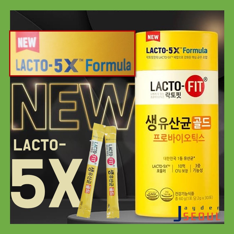 [new Lacto Fit Gold] Probiotics Lactofit Gold Lacto 5x Formula 2g X 30ea Chong Kun Dang