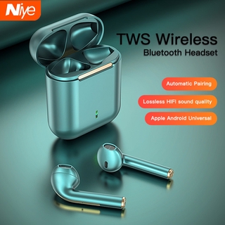 Niye Wireless Bluetooth Earphone TWS True Wireless Bluetooth5.0 Headphone Intelligent Touch Control HIFI Sound Quality Noise Reduction Applicable To Android IPhone and Other Devices