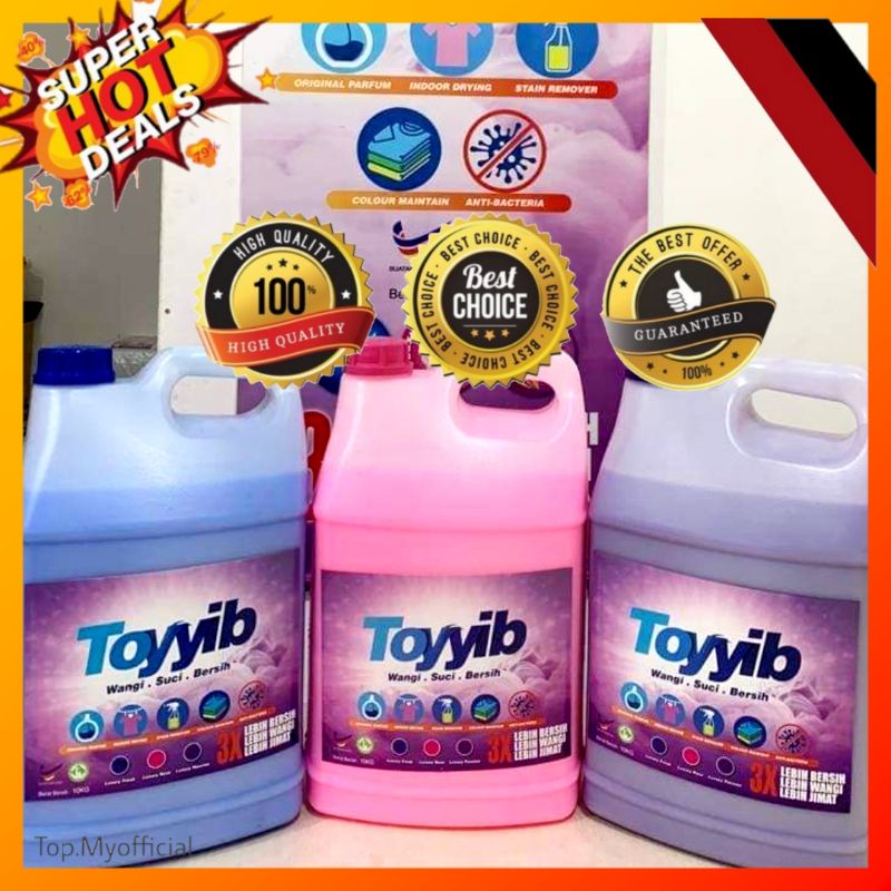 Shop Malaysia Best Selling 10kg Liquid Detergent Soap Washer Toyyib Laundry Muslim Viral Soap Dobi Cheap By Top Myofficial Shopee Singapore