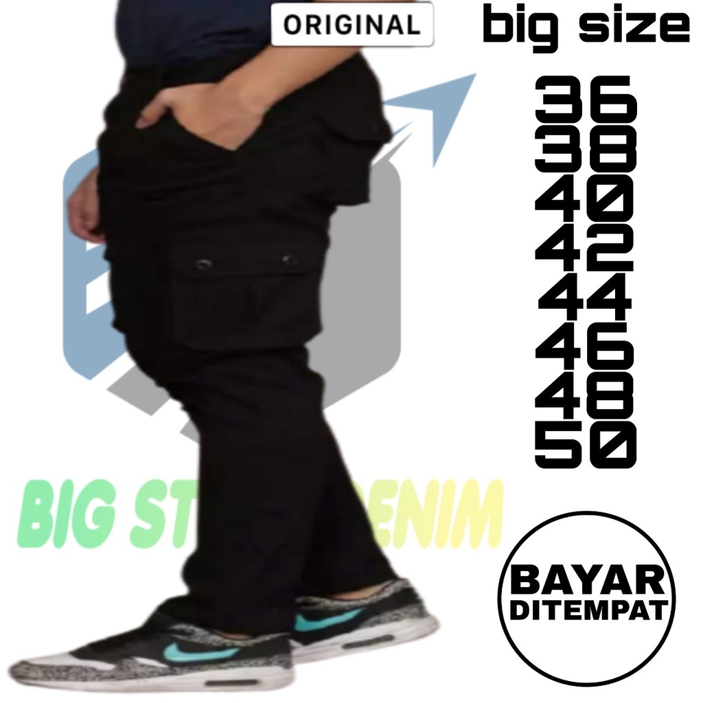 Pay In Place_Men's Long Pants / big size Cargo Pants 3648 / Jumbo Men