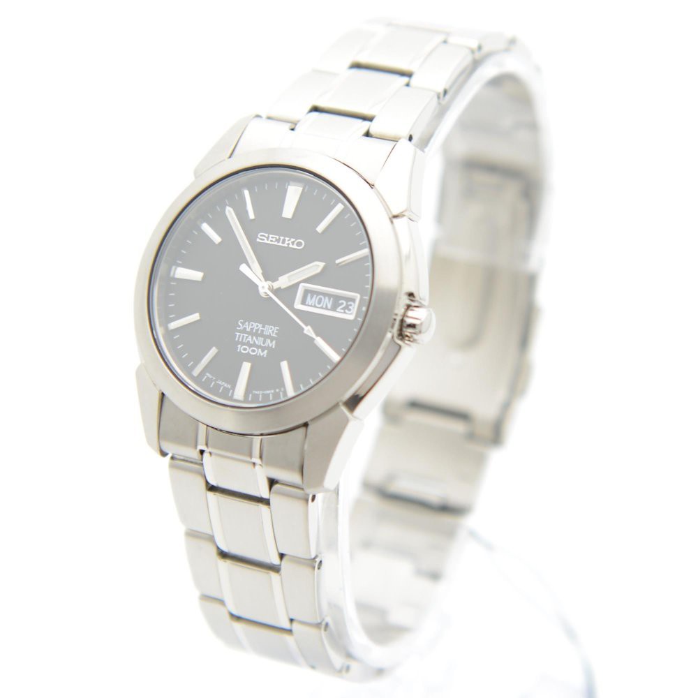 seiko men's sgg731 titanium silver dial watch, bra försäljning Spara antal  tillgängliga 