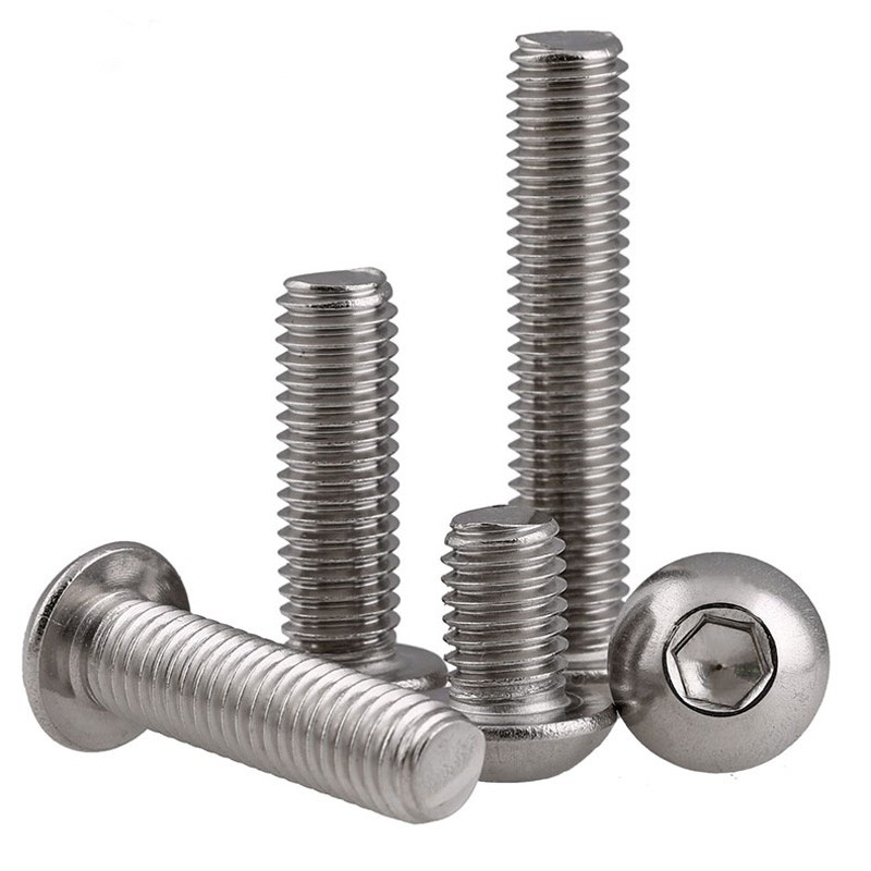 10/20/50/100pcs M2 Stainless Steel Allen Hex Bolt Socket Cap Screws Head DIN912 