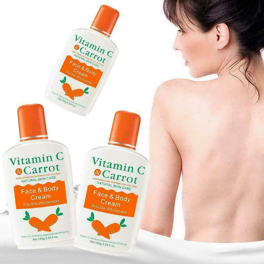 vitamin c carrot face body cream