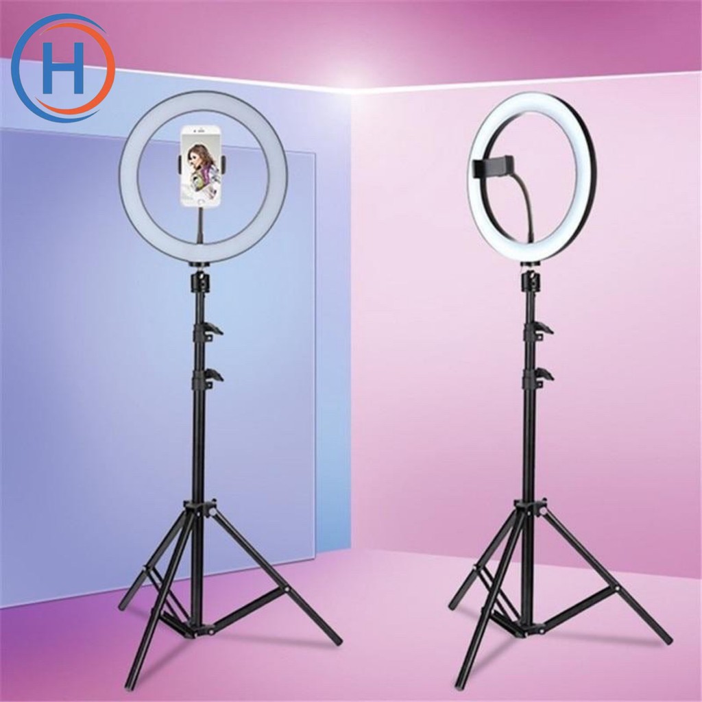 Ring light LED 16cm/26cm/30cm/36cm with phone holder and stand