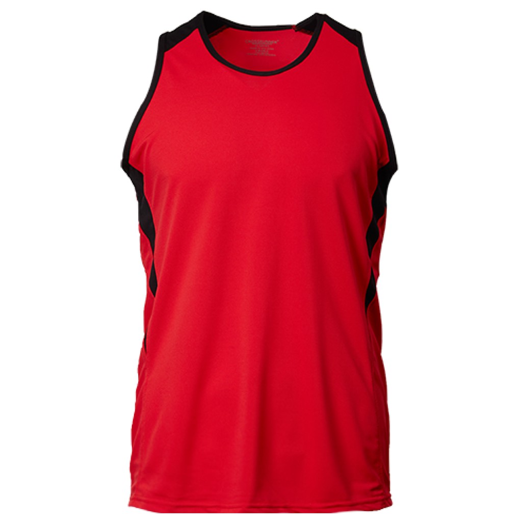 red running vest