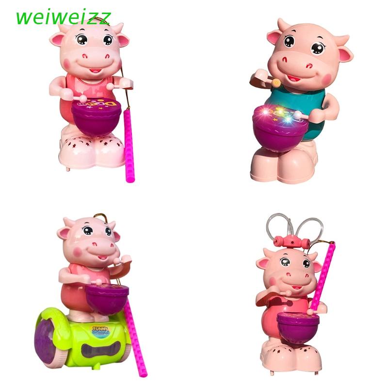  Baby Cute Dancing Cow Electric Drum Sound Light Sing Cartoon  Robot Children's Electric Toys Parent-Child Game Gifts Kid | Shopee  Singapore