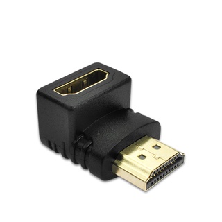 HDMI L shaped Connector Cable Male to Female Converter Adapter 90 degree 270 Degree #7