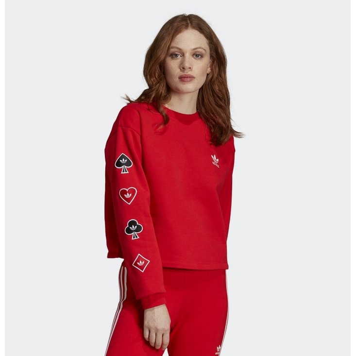 red zip up sweater women's