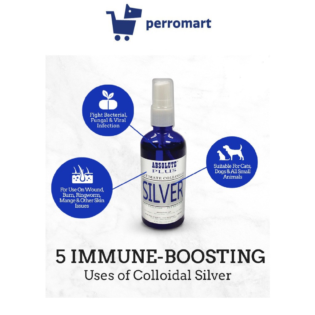 Absolute Plus Colloidal Silver 4oz 118ml Shopee Singapore