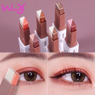 2-color Eyeshadow Stick Pen Pearlescent Glitter Waterproof Eyeshadow Pen