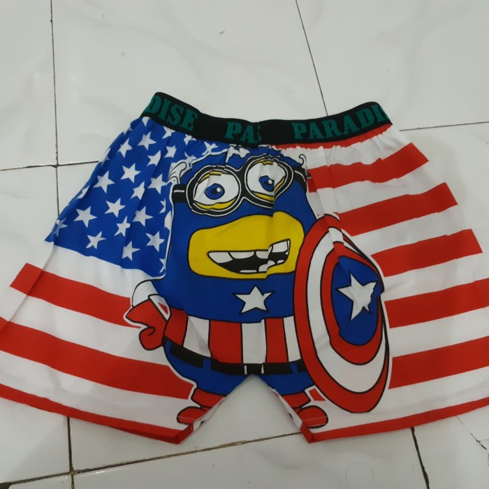 Minions Male & Female boxer Shorts Minion Flag Shopee Singapore