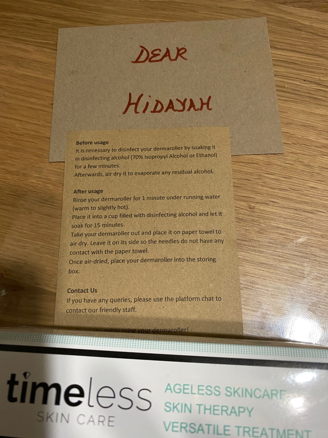 timeless dermaroller