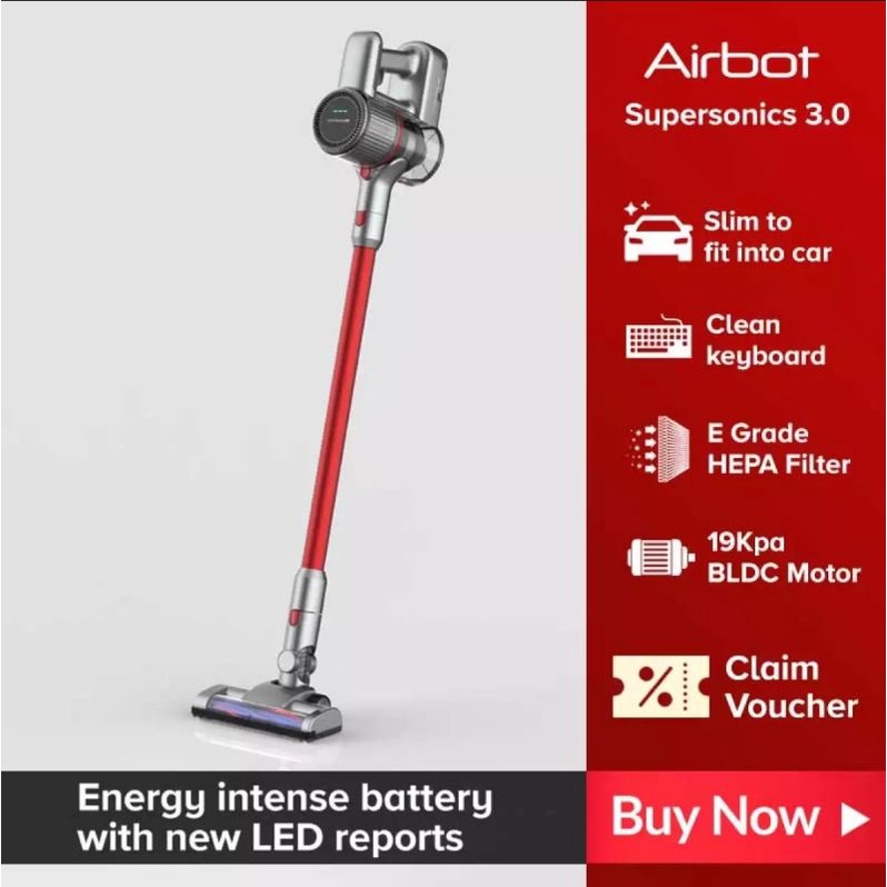 Airbot Supersonic 3.0 Wireless Handheld Vacuum Cleaner Shopee Singapore