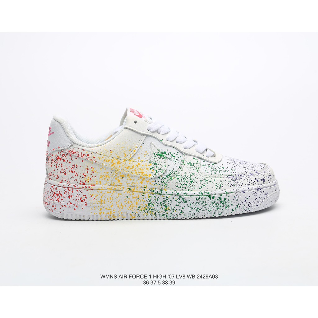 nike air force 1 white rainbow