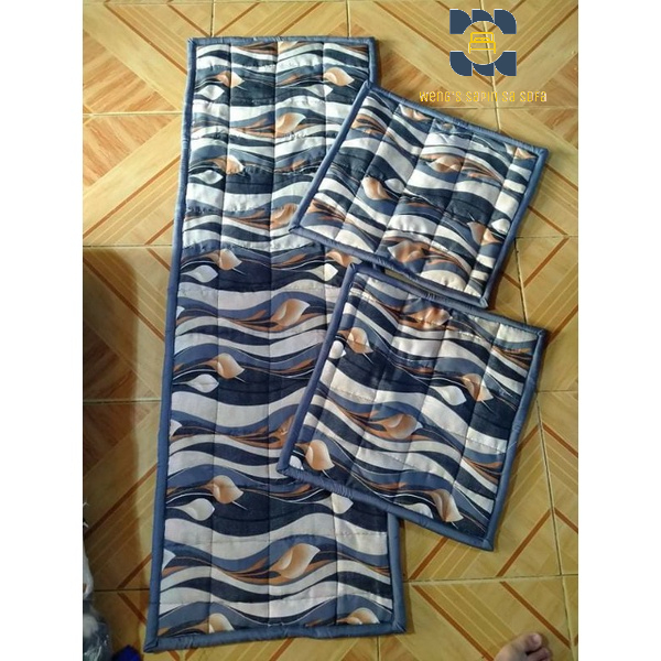 3in1 Set Floral and Leaves Sapin sa Sofa without Ruffles