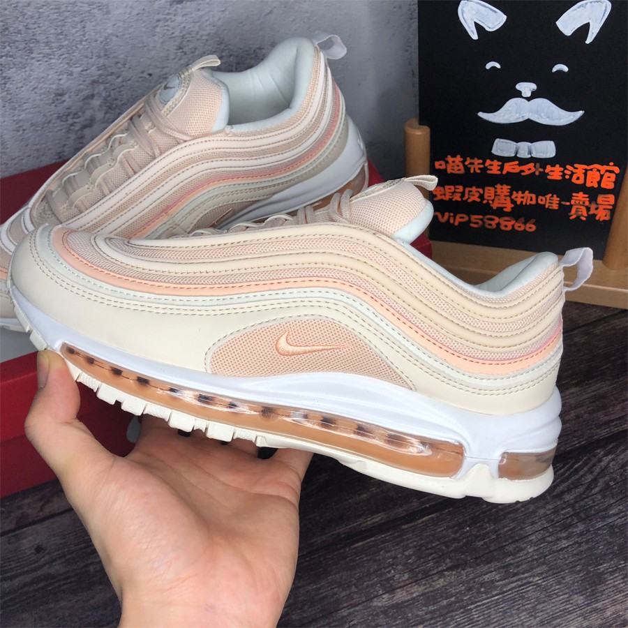 nike air max 97 orange and pink