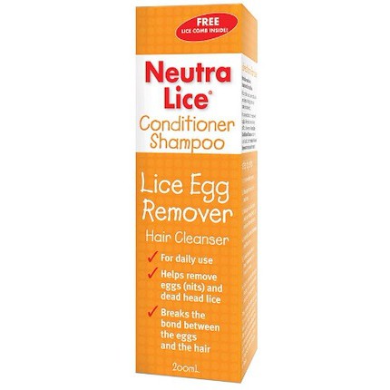 Neutralice Hair Lice Conditioner Shampoo 200ml Effectively