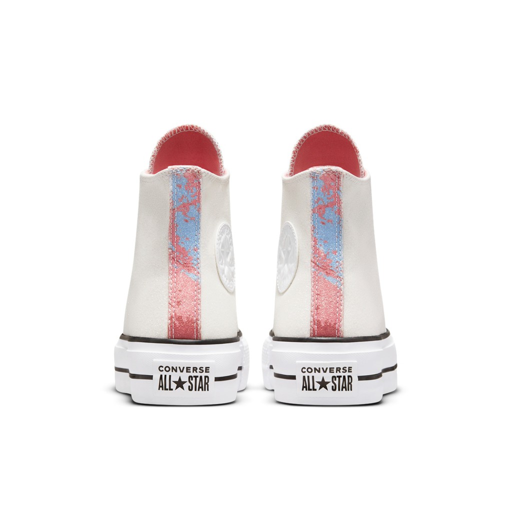 converse glitter platform