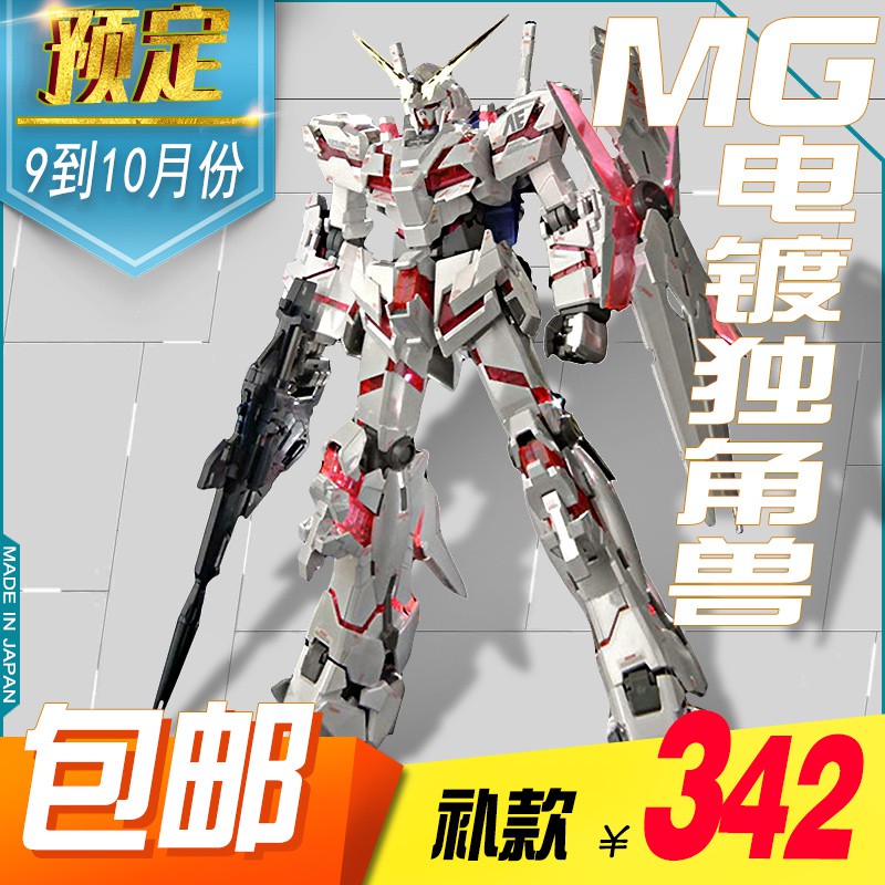 Blue Sky Scheduled Gundam Model Bandai 1 100 Unicron Ver Ka Card Edition Unicorn Plating Edition Shopee Singapore