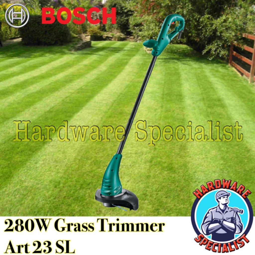 Bosch Art 23 Sl 280w Grass Trimmer Grass Cutter Shopee Singapore