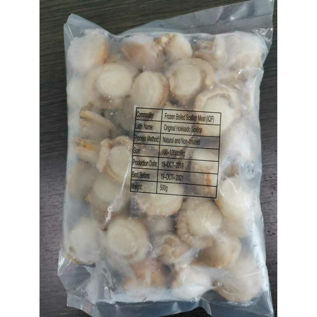 Pan Royal Frozen Hokkaido Boiled Scallop 500g Shopee Singapore