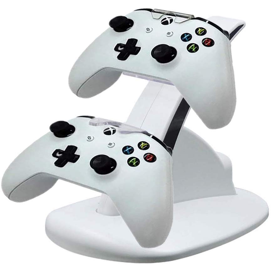 Xbox One One X One S Controller Charger Dual Quick Charging Dock Station Stand For Xbox One One X One S Controllers Shopee Singapore