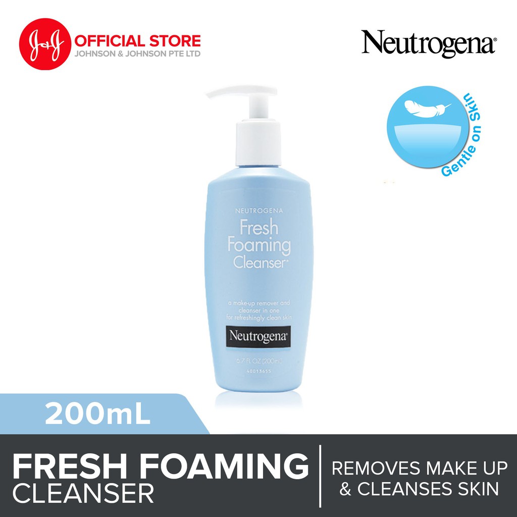 neutrogena foaming cleanser and makeup remover