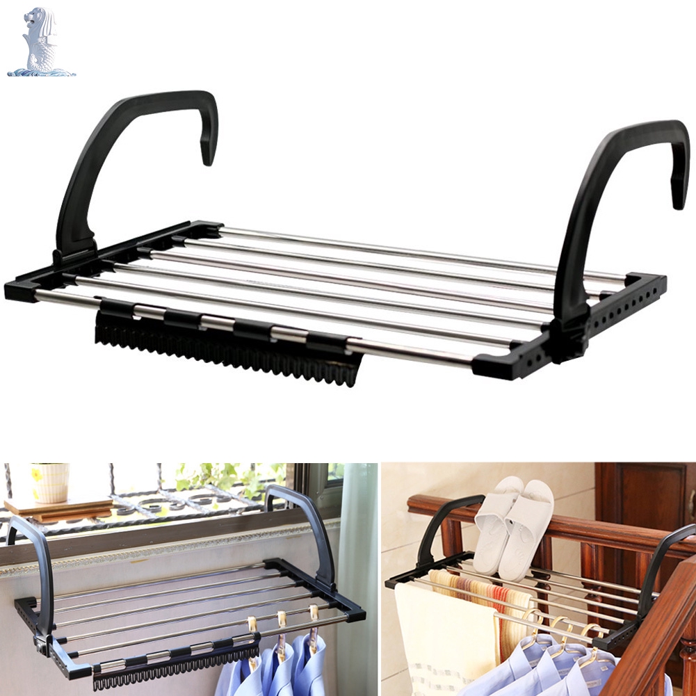 Folding Towel Drying Rack Stainless Steel Clothes Hanging ...