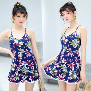 Baru Pakaian Renang Seksi Wanita Rok One Piece Boxer Slim Baru Pakaian Renang Seksi Wanita Rok One Piece Boxer Slim