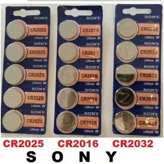 Battery Button SONY CR2032 CR2025 CR2016 CR2430 CR2450 CR1632 CR1220 CR1616 CR1620 SR621 SR626 SR927 SR920 SR521 SR416