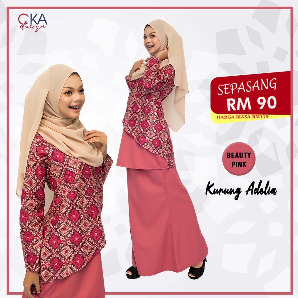 CKA DESIGN  NEW   BAJU  KURUNG  SOFEA RAYA 2021   HARGA 