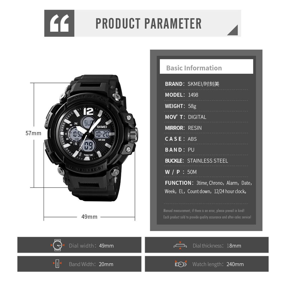 skmei watch 1266 manual