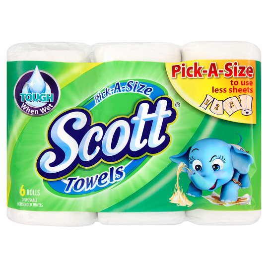 Scott Pick A Size KITCHEN TOWEL (5+1 ROLL) Shopee Singapore