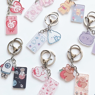 Image of 🌹【SG SELLER】Cute Keychain Keyring Acrylic