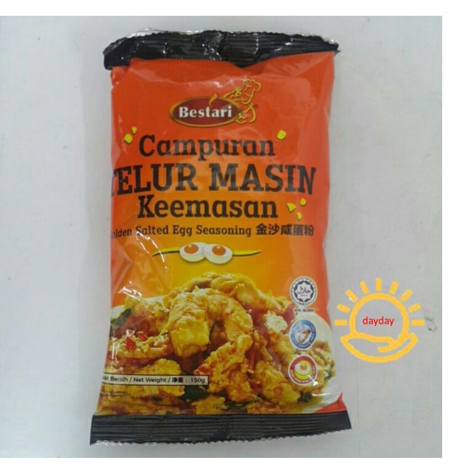 Bestari Golden Salted Egg Seasoning Campuran Telur Masin 150g With Lunchbox