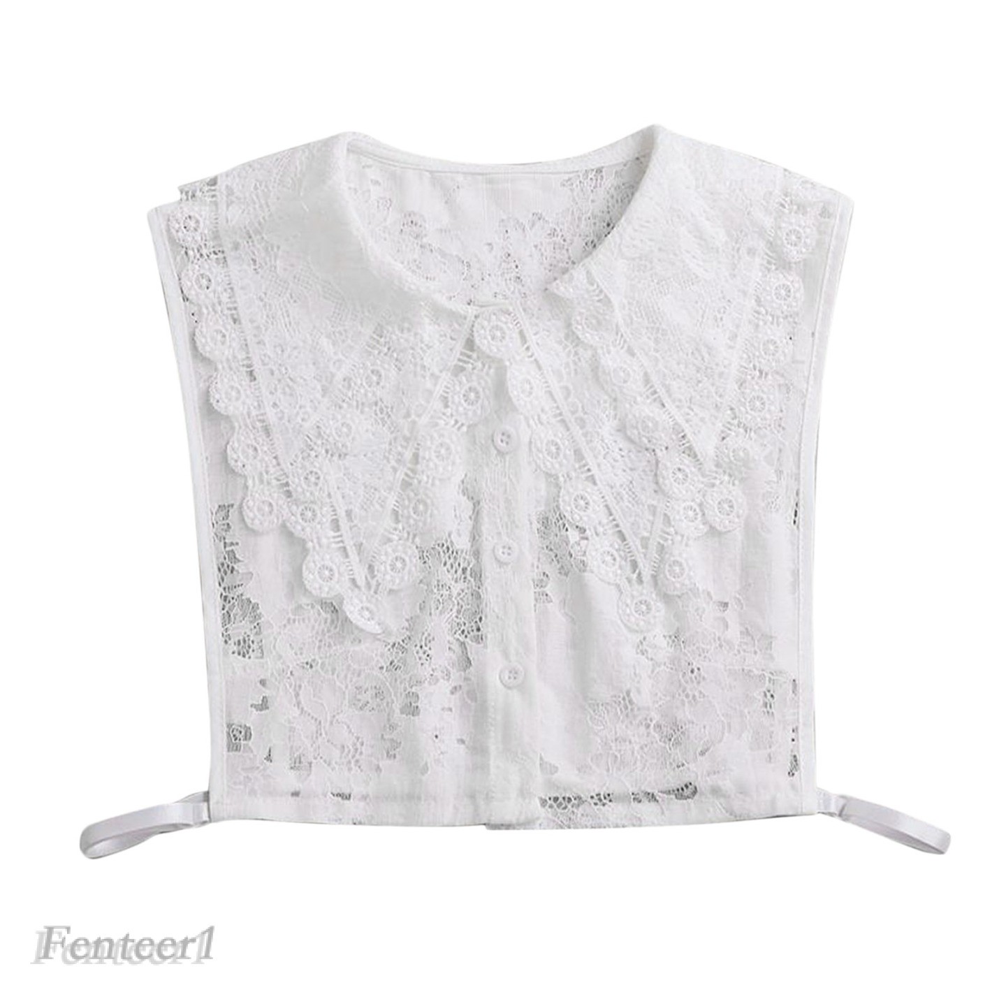 white lace high low top