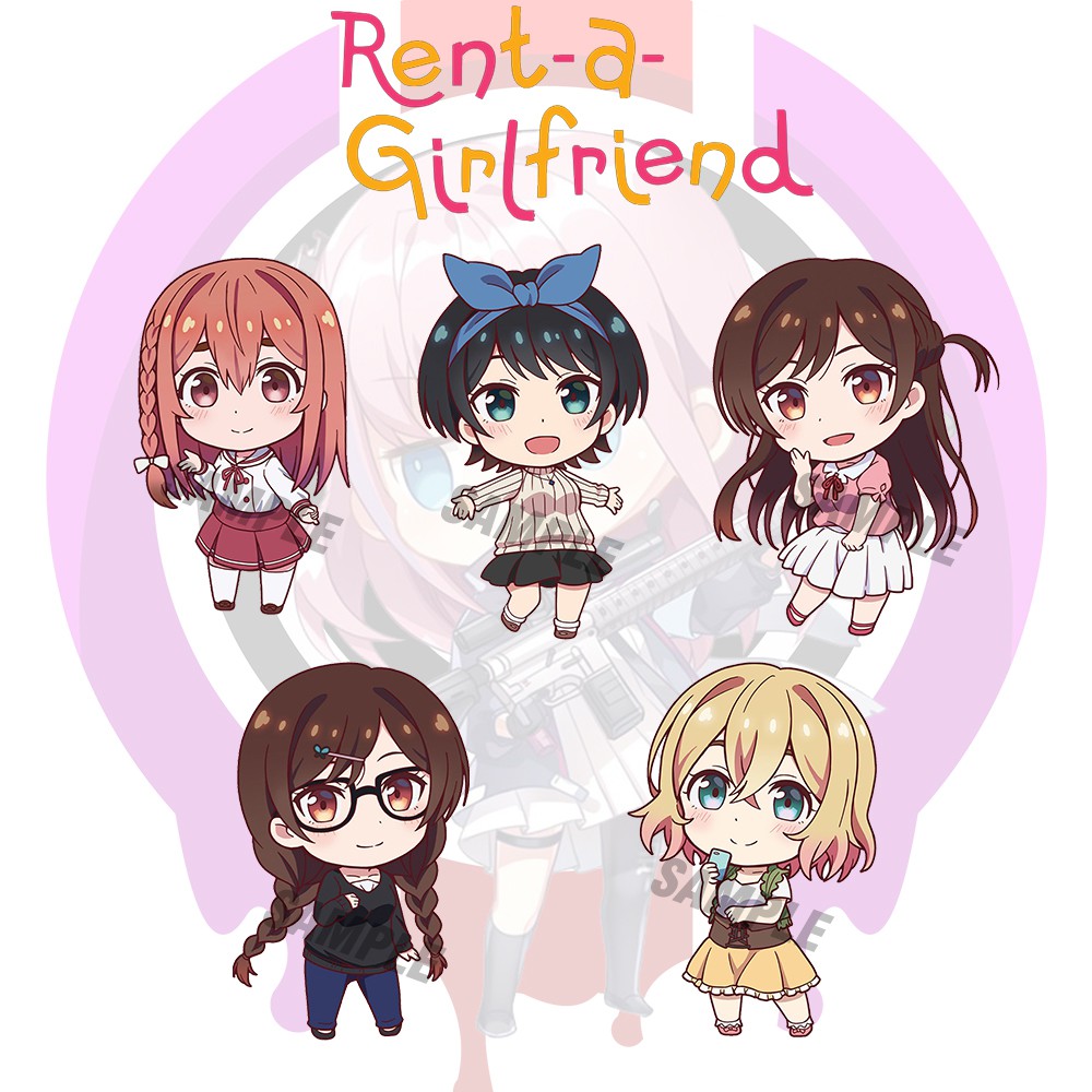 Rent A Girl Keychain / Anime Kanojo