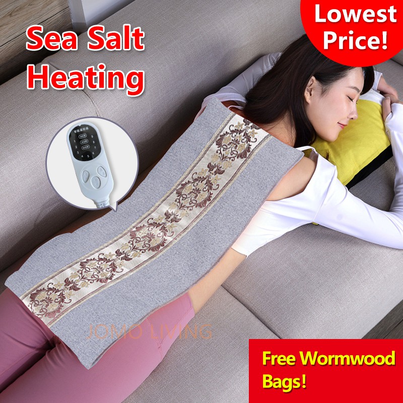 【Local Ready Stocks】Sea Salt Heating Pad Heat Pad Massage Wormwood Salt