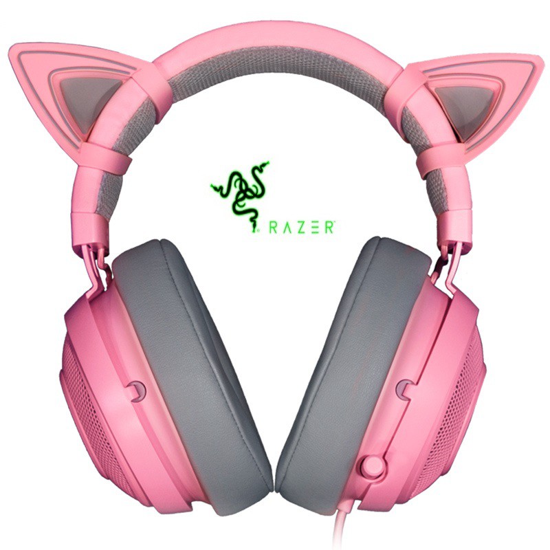 razer pink headset