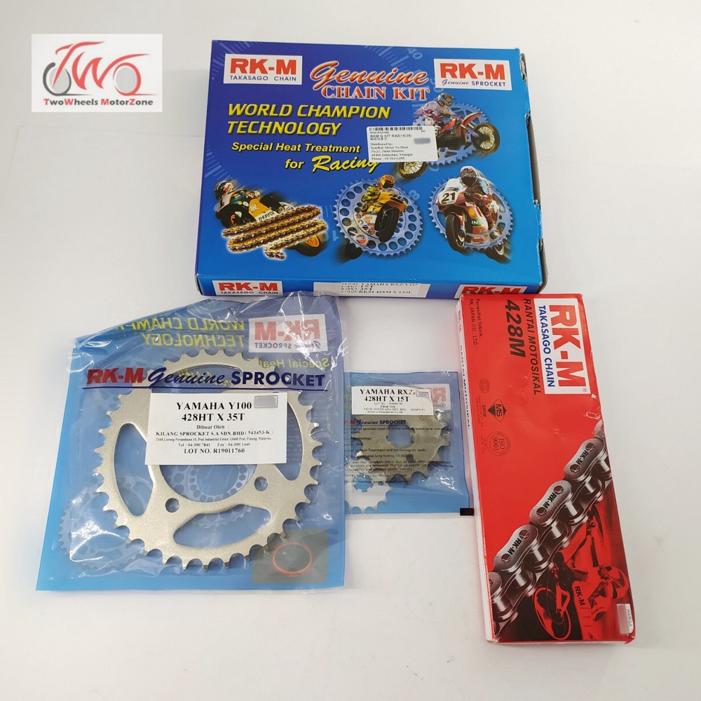 yamaha rxz chain sprocket