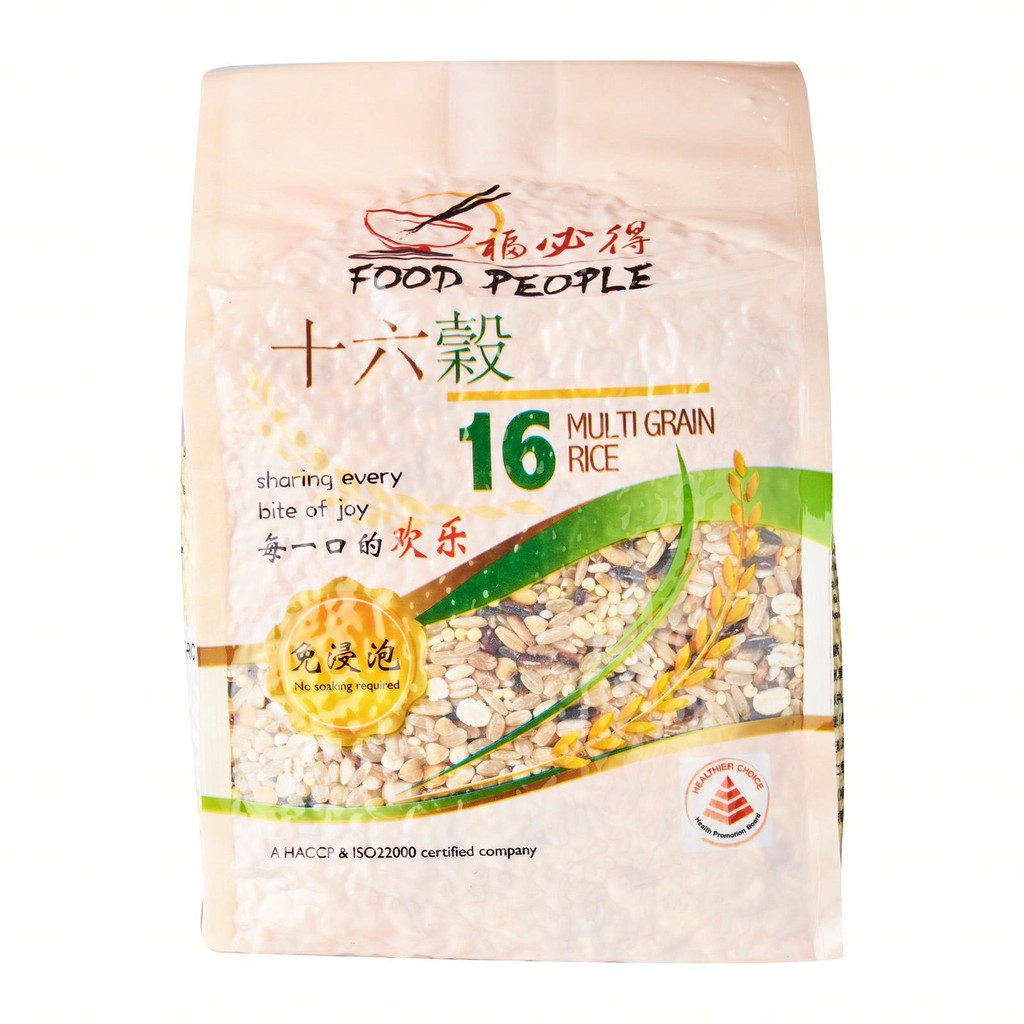 Td Taiwan Food People Natural Mixed 16 Multi Grain Rice Healthier Choice 台湾福必得16谷米 最健康标签 By Food People Shopee Singapore